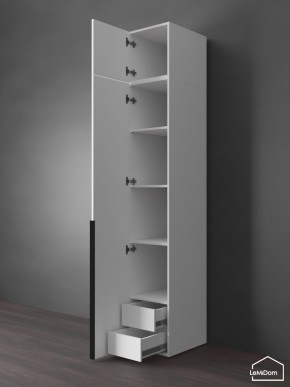 Шкаф с антресолью Linnea MHR-1A-4 2450х400х510 (Белый-М 11.1.2) в Верхней Пышме - verhnyaya-pyshma.mebel24.online | фото 5