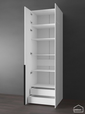 Шкаф с антресолью Linnea MHR-2A-4 2450х800х510 (Белый-М 11.1.1) в Верхней Пышме - verhnyaya-pyshma.mebel24.online | фото 5