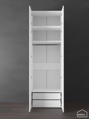 Шкаф с антресолью Linnea MHR-2POA-3 2450х800х510 (Белый-М 11.1.2) в Верхней Пышме - verhnyaya-pyshma.mebel24.online | фото 5