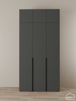 Шкаф с антресолью Linnea MHR-3A-2 2450х1200х510 (Графит-М 11.1.25) в Верхней Пышме - verhnyaya-pyshma.mebel24.online | фото 1