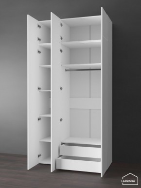 Шкаф с антресолью Linnea MHR-3POA-2 2450х1200х510 (Белый-М 11.1.1) в Верхней Пышме - verhnyaya-pyshma.mebel24.online | фото 5