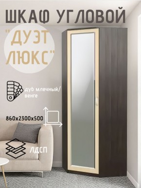 Шкаф угловой Дуэт Люкс с зеркалом в Верхней Пышме - verhnyaya-pyshma.mebel24.online | фото 5