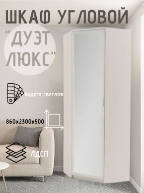Шкаф угловой Дуэт Люкс с зеркалом в Верхней Пышме - verhnyaya-pyshma.mebel24.online | фото 6