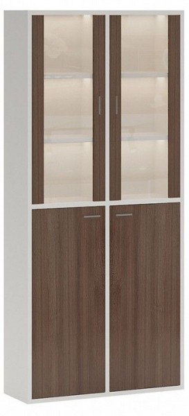 Шкаф-витрина Домино СУ(ш2в2)+2ФС+2ФГ в Верхней Пышме - verhnyaya-pyshma.mebel24.online | фото 2