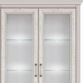 Шкаф-витрина Стилиус с подсветкой B169-REG2W2S в Верхней Пышме - verhnyaya-pyshma.mebel24.online | фото 2