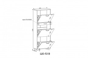 ШО-53 В тумба для обуви в Верхней Пышме - verhnyaya-pyshma.mebel24.online | фото 3
