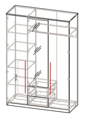 Спальный гарнитур Роксана (модульный) ЯШС в Верхней Пышме - verhnyaya-pyshma.mebel24.online | фото 5