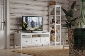 Стеллаж 420 Кантри, массив сосны, цвет белый в Верхней Пышме - verhnyaya-pyshma.mebel24.online | фото 4
