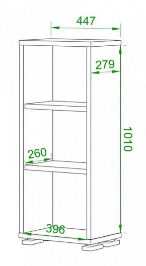 Стеллаж Домино ПУ-10-1 в Верхней Пышме - verhnyaya-pyshma.mebel24.online | фото 2