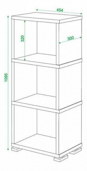 Стеллаж Домино СБ-15/3 в Верхней Пышме - verhnyaya-pyshma.mebel24.online | фото 2