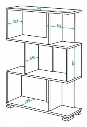 Стеллаж Домино СЛ-5-3 в Верхней Пышме - verhnyaya-pyshma.mebel24.online | фото 2