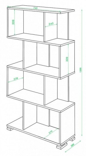 Стеллаж Домино СЛ-5-4 в Верхней Пышме - verhnyaya-pyshma.mebel24.online | фото 2