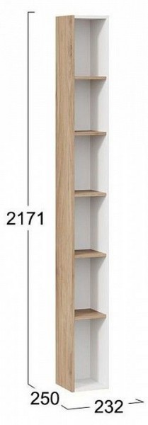 Стеллаж-колонка Порто ТД-393.07.25 в Верхней Пышме - verhnyaya-pyshma.mebel24.online | фото 5
