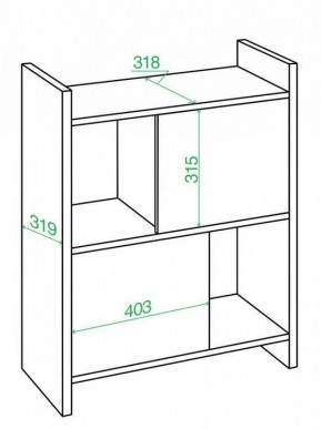 Стеллаж комбинированный Домино Лайт СТЛ-3Н в Верхней Пышме - verhnyaya-pyshma.mebel24.online | фото 2