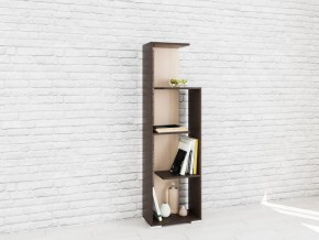 Стеллаж Ромео-6 Дуб молочный/Венге в Верхней Пышме - verhnyaya-pyshma.mebel24.online | фото