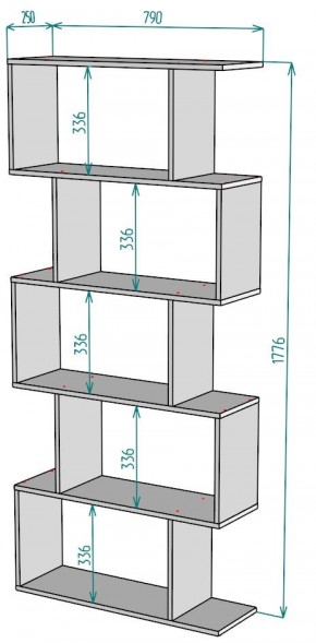 Стеллаж S50 в Верхней Пышме - verhnyaya-pyshma.mebel24.online | фото 2