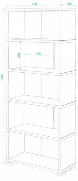 Стеллаж СБ-10/5 в Верхней Пышме - verhnyaya-pyshma.mebel24.online | фото 2