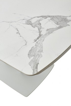 Стол ALATRI 120 GLOSS STATUARIO WHITE SOLID CERAMIC / WHITE, ®DISAUR в Верхней Пышме - verhnyaya-pyshma.mebel24.online | фото 10