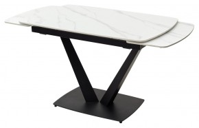 Стол ALATRI 120 MATT WHITE MARBLE SOLID CERAMIC / BLACK, ®DISAUR в Верхней Пышме - verhnyaya-pyshma.mebel24.online | фото 8
