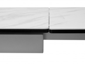 Стол BELLUNO 160 MARBLES KL-99 Белый мрамор матовый, итальянская керамика/ белый каркас, ®DISAUR в Верхней Пышме - verhnyaya-pyshma.mebel24.online | фото 9