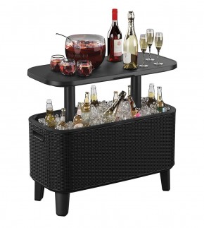 Стол Беви Бар (Bevy Bar Large Cool Bar), графит в Верхней Пышме - verhnyaya-pyshma.mebel24.online | фото 3