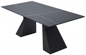 Стол БОГАРТ 200 TITANIUM BLACK PULIDO, керамика / Черный М-City в Верхней Пышме - verhnyaya-pyshma.mebel24.online | фото 5