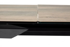 Стол CREMONA 140 KL-61 под дерево, итальянская керамика/ черный каркас, ®DISAUR в Верхней Пышме - verhnyaya-pyshma.mebel24.online | фото 6