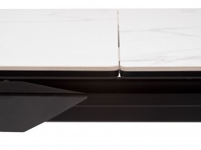 Стол CREMONA 140 MATTE STATUARIO Белый мрамор матовый, керамика/ черный каркас, ®DISAUR в Верхней Пышме - verhnyaya-pyshma.mebel24.online | фото 4