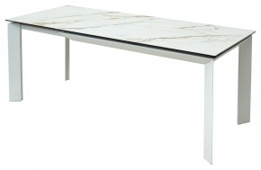 Стол CREMONA 160 KL-188 Контрастный мрамор / белый каркас, ®DISAUR в Верхней Пышме - verhnyaya-pyshma.mebel24.online | фото 3