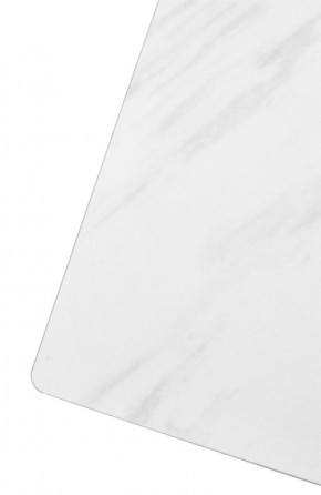 Стол FONDI 180 MARBLES KL-99 Белый мрамор матовый, итальянская керамика/ черный каркас, ®DISAUR в Верхней Пышме - verhnyaya-pyshma.mebel24.online | фото 6