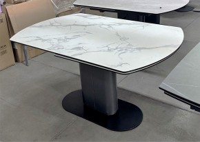 Стол KAI 140 KL-117 поворотная система раскладки, итал. керамика / Темно-серый / Черный, ®DISAUR в Верхней Пышме - verhnyaya-pyshma.mebel24.online | фото 8