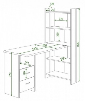 Стол компьютерный Домино Lite СТЛ-ОВ+С120Р в Верхней Пышме - verhnyaya-pyshma.mebel24.online | фото 2