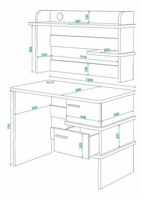 Стол компьютерный Домино нельсон СД-15 в Верхней Пышме - verhnyaya-pyshma.mebel24.online | фото 3