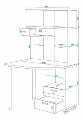 Стол компьютерный Домино нельсон СК-20 в Верхней Пышме - verhnyaya-pyshma.mebel24.online | фото 5