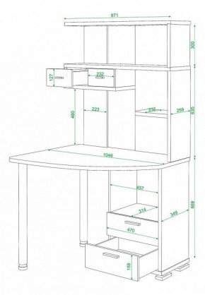 Стол компьютерный Домино нельсон СК-20 в Верхней Пышме - verhnyaya-pyshma.mebel24.online | фото 5