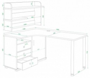 Стол компьютерный Домино нельсон СР-165М в Верхней Пышме - verhnyaya-pyshma.mebel24.online | фото 2