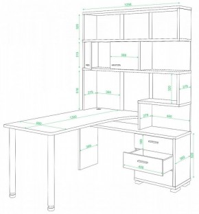 Стол компьютерный Домино нельсон СР-420/130 в Верхней Пышме - verhnyaya-pyshma.mebel24.online | фото 2