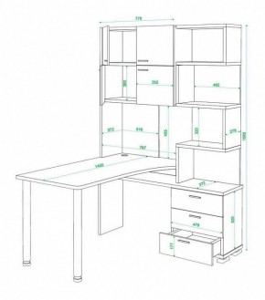 Стол компьютерный Домино нельсон СР-500М140 в Верхней Пышме - verhnyaya-pyshma.mebel24.online | фото 3