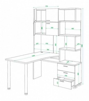 Стол компьютерный Домино нельсон СР-500М140 в Верхней Пышме - verhnyaya-pyshma.mebel24.online | фото 3