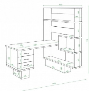 Стол компьютерный Домино нельсон СР-520 в Верхней Пышме - verhnyaya-pyshma.mebel24.online | фото 2