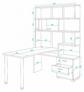 Стол компьютерный Домино СР-420/150 в Верхней Пышме - verhnyaya-pyshma.mebel24.online | фото 2