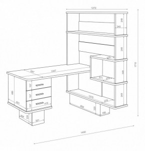 Стол компьютерный Домино СР-520 ВКК-ПРАВ в Верхней Пышме - verhnyaya-pyshma.mebel24.online | фото 3