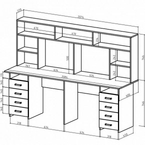 Стол компьютерный Лайт-15 СН в Верхней Пышме - verhnyaya-pyshma.mebel24.online | фото 2