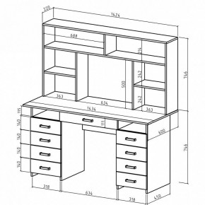 Стол компьютерный Лайт-9Я СН в Верхней Пышме - verhnyaya-pyshma.mebel24.online | фото 2