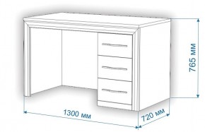 Стол компьютерный Нобиле СтЯ130+НСт130Д в Верхней Пышме - verhnyaya-pyshma.mebel24.online | фото 3