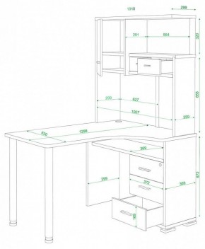 Стол компьютерный СР-130 в Верхней Пышме - verhnyaya-pyshma.mebel24.online | фото 2