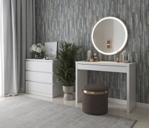 Стол косметический Энкель 100 белый в Верхней Пышме - verhnyaya-pyshma.mebel24.online | фото 4