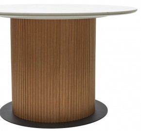Стол MESA D120 цвет БЕЛЫЙ МРАМОР M326 / Каркас OAK, ®DISAUR в Верхней Пышме - verhnyaya-pyshma.mebel24.online | фото 6