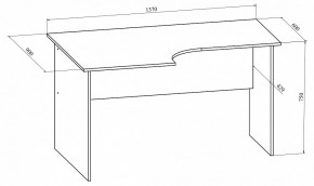 Стол офисный Офис ОФ-10 в Верхней Пышме - verhnyaya-pyshma.mebel24.online | фото 4