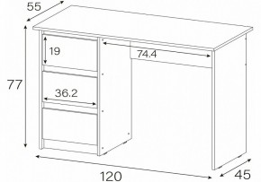 Стол письменный Идена в Верхней Пышме - verhnyaya-pyshma.mebel24.online | фото 4